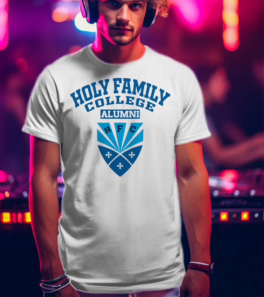 Holy Family College Alumni HFC Shield T-Shirt