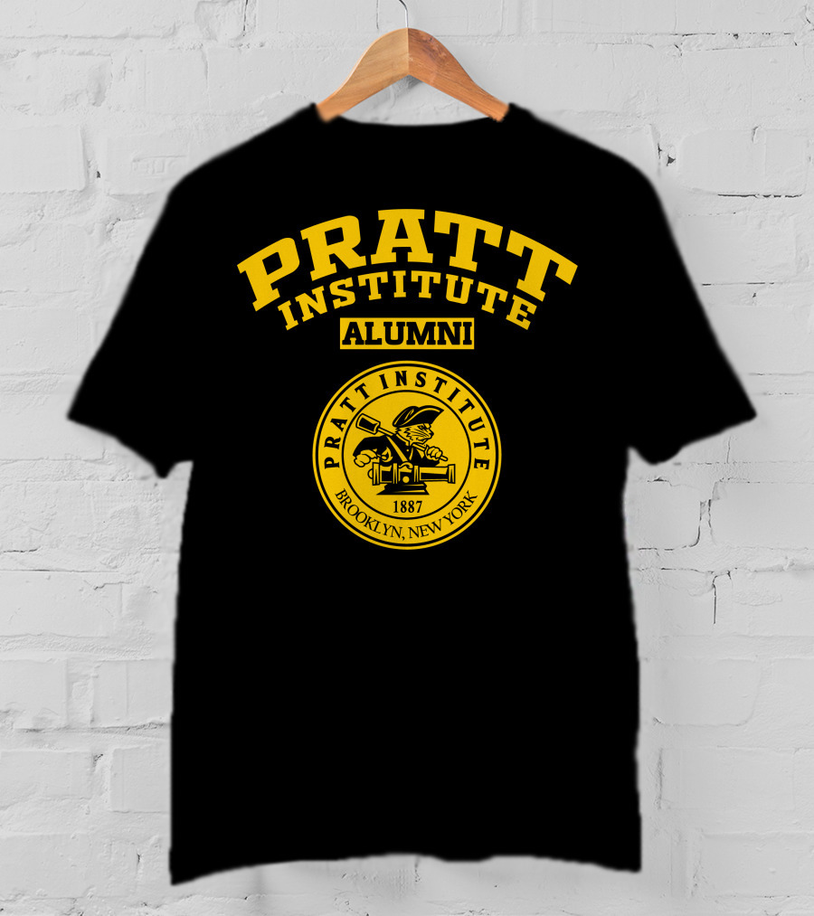 Pratt Institute Alumni 1887 Brooklyn New York Crest T-Shirt