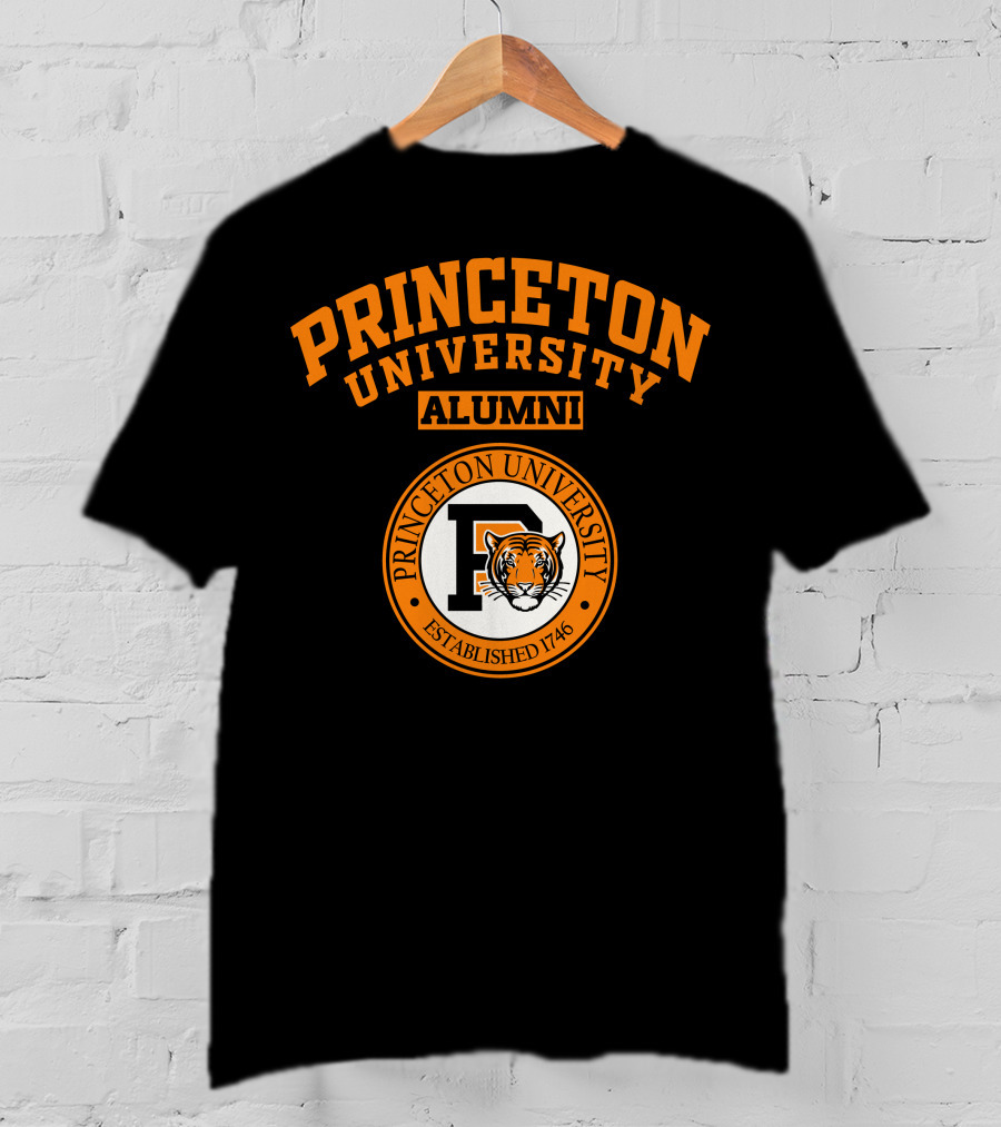 Princeton University Alumni Established 1746 Tiger Seal T-Shirt