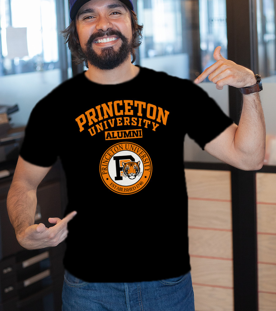 Princeton University Alumni Established 1746 Tiger Seal T-Shirt