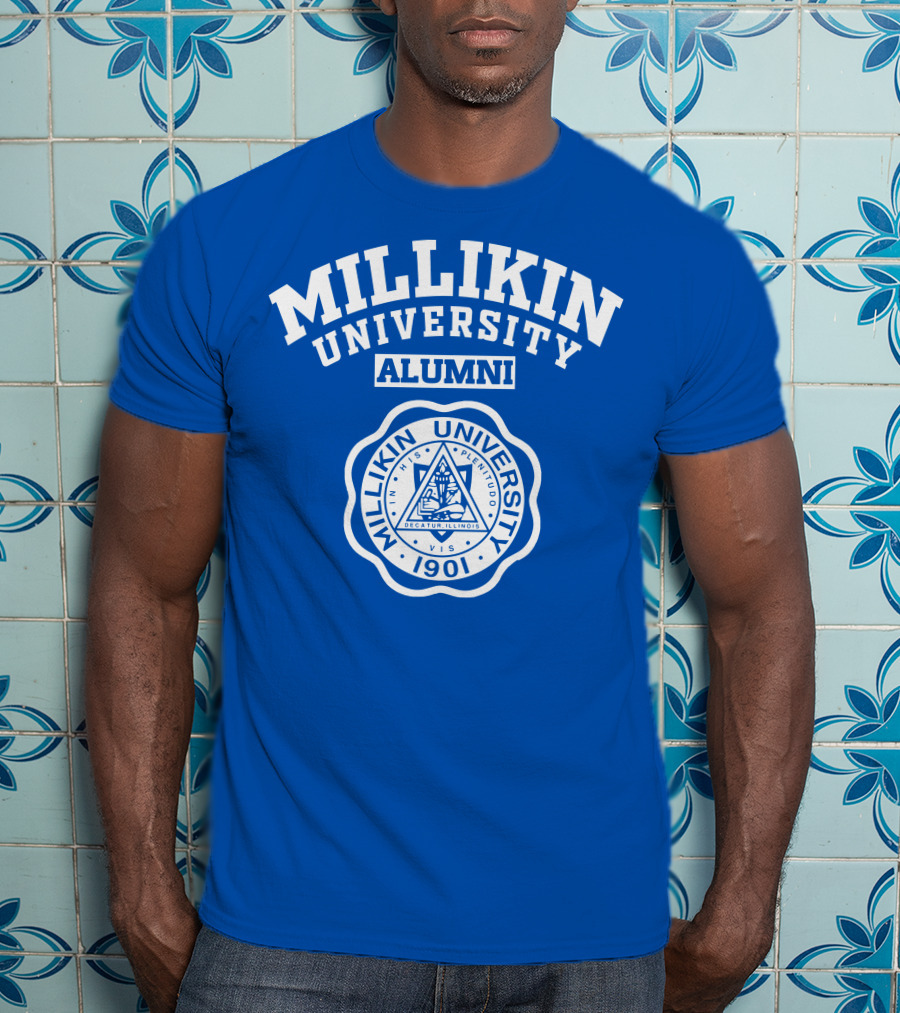 Millikin University Alumni Decatur Illinois 1901 Vis T-Shirt