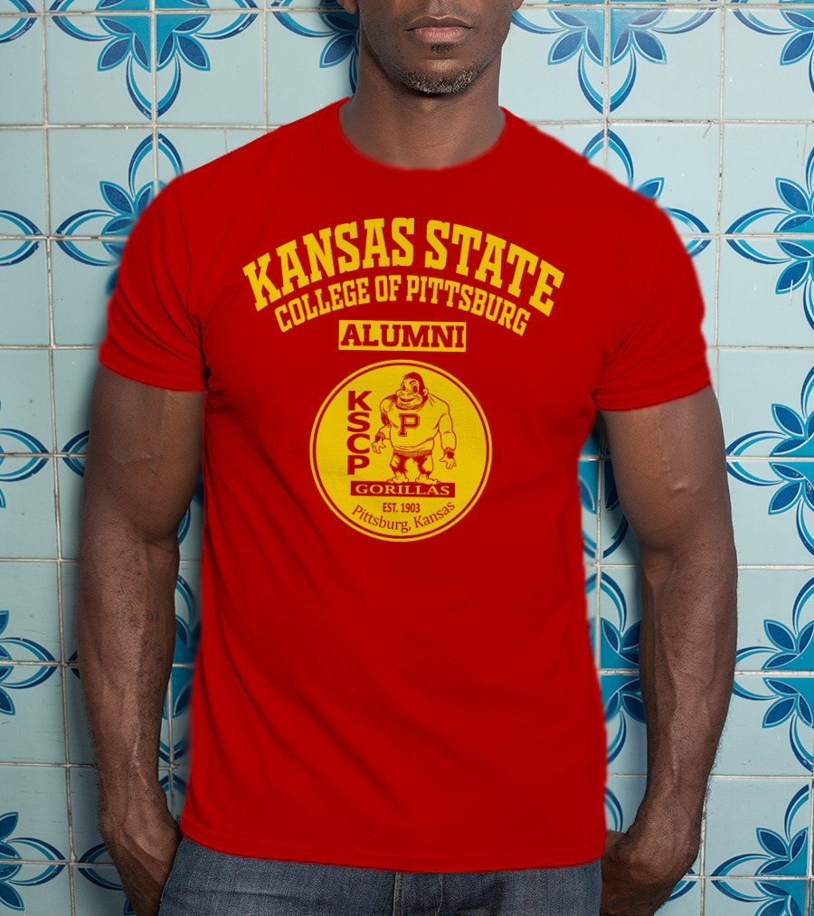 Kansas State College Of Pittsburg Alumni Gorillas KSCP Est. 1903 Pittsburg Kansas T-Shirt
