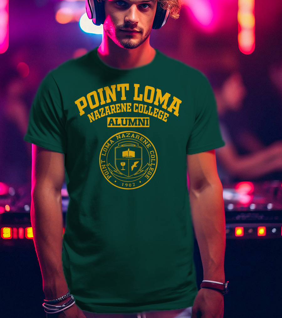 Point Loma Nazarene College Alumni 1902 Crest T-Shirt