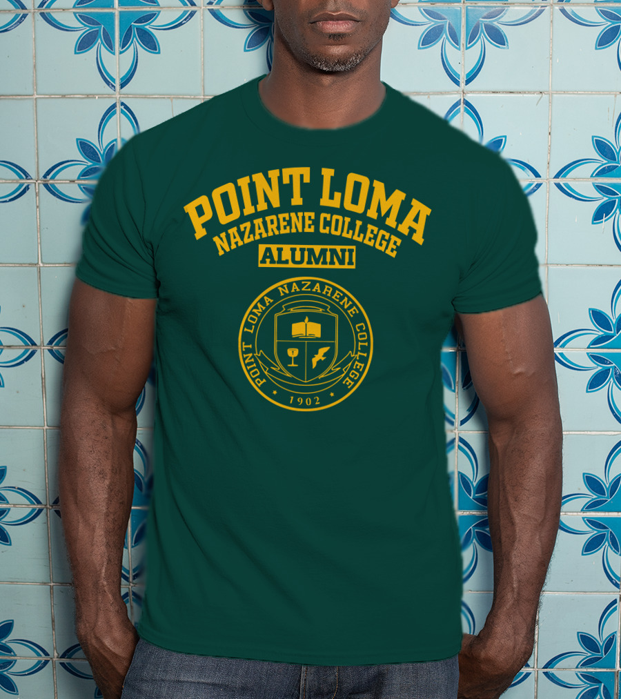 Point Loma Nazarene College Alumni 1902 Crest T-Shirt