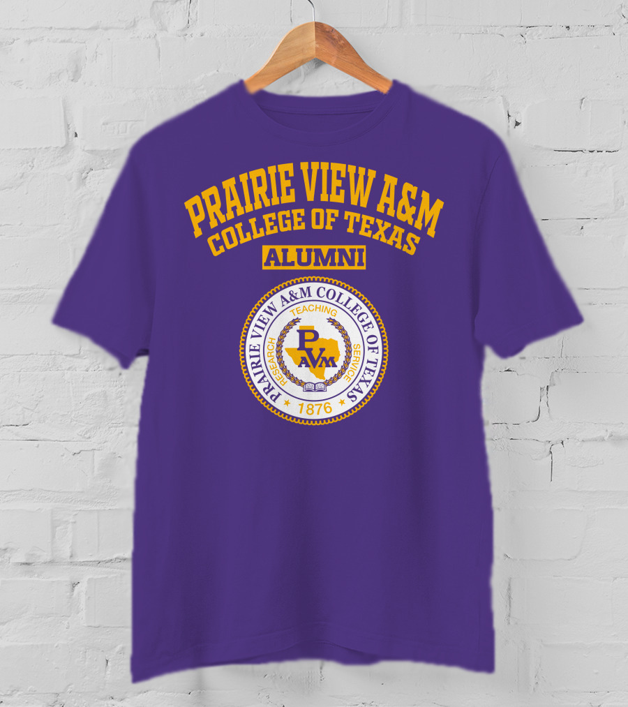 Prairie View A&M College Of Texas Alumni Seal 1876 T-Shirt