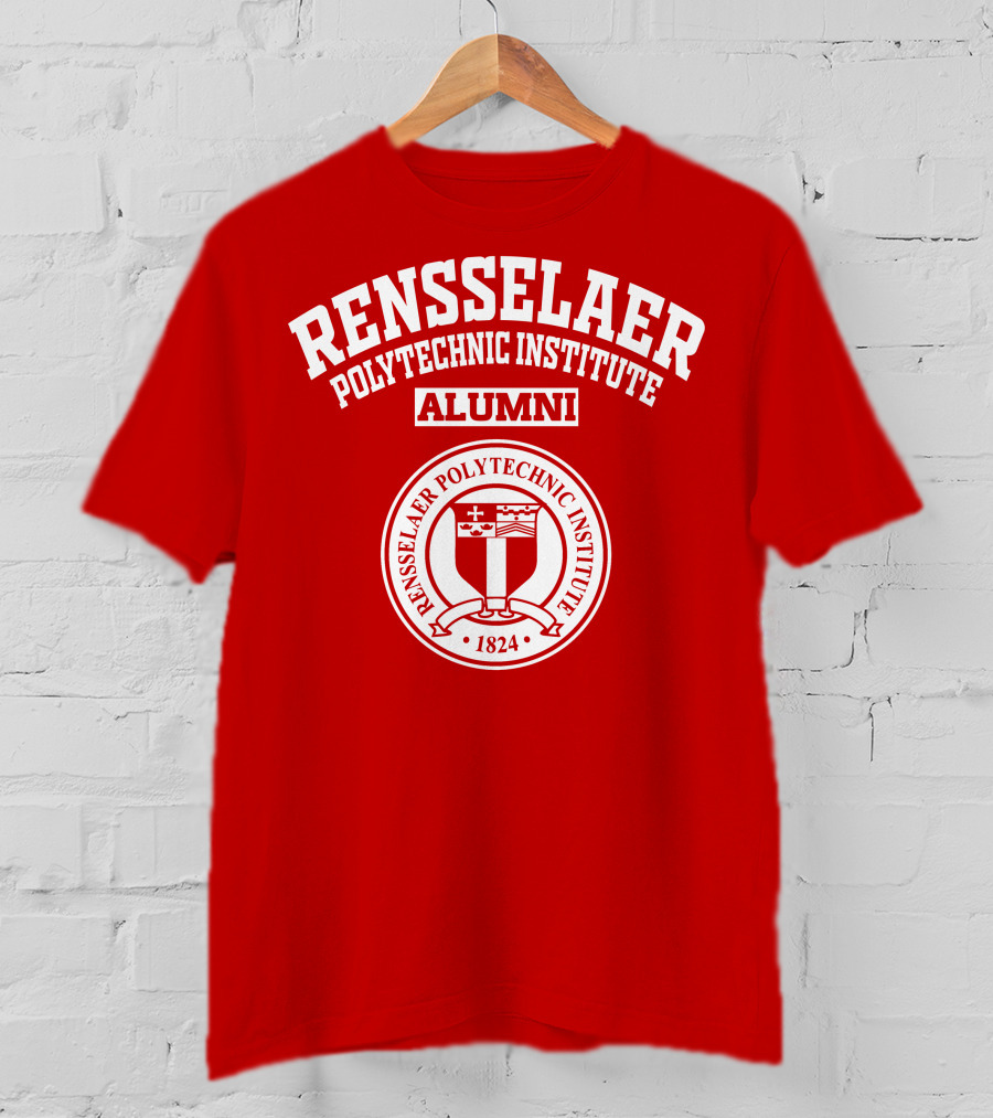 Rensselaer Polytechnic Institute Alumni 1824 Crest T-Shirt