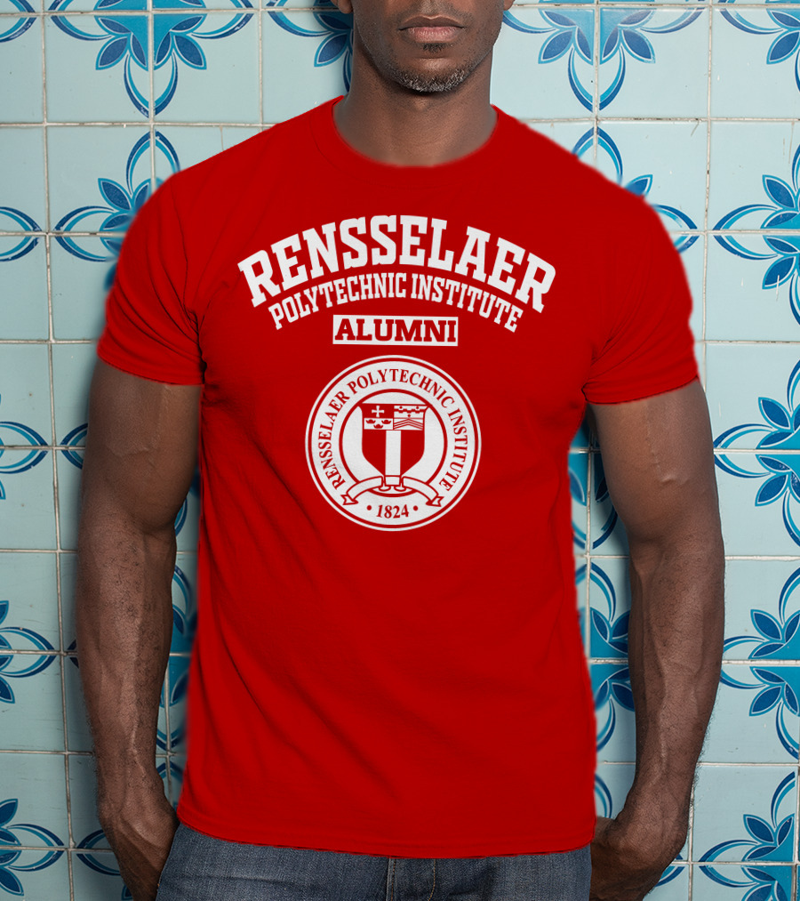Rensselaer Polytechnic Institute Alumni 1824 Crest T-Shirt