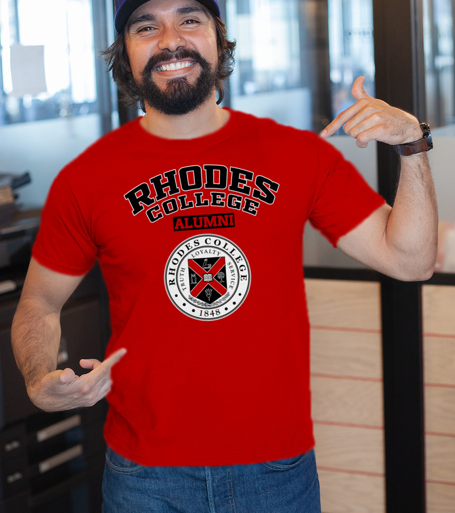Rhodes College Alumni Truth Loyalty Service 1848 Seal T-Shirt