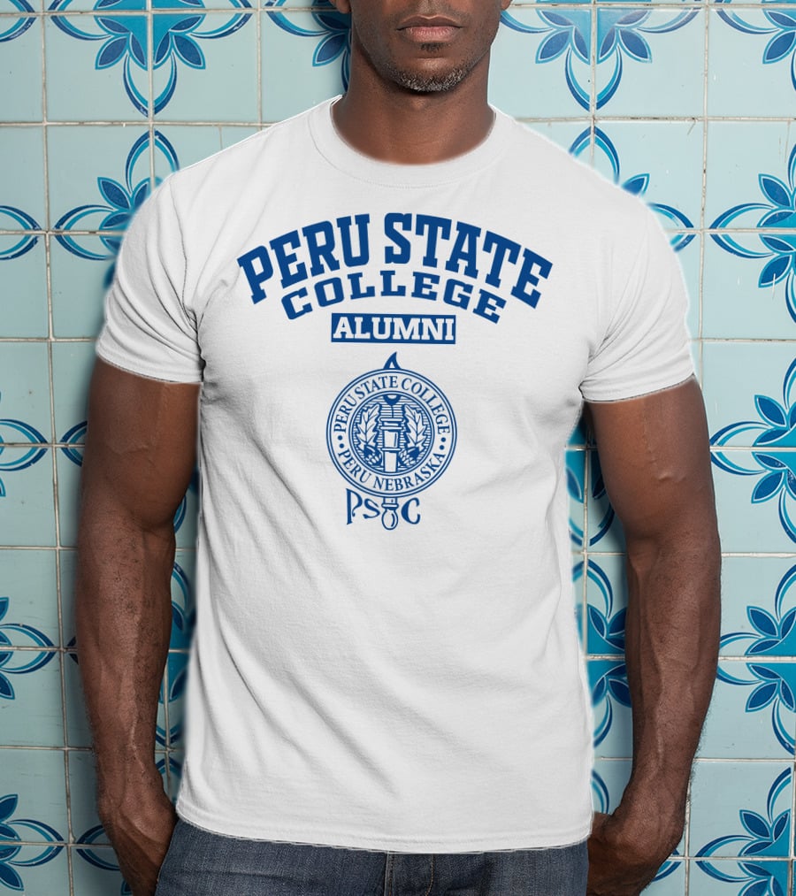 Peru State College Alumni Seal Peru Nebraska PSC T-Shirt