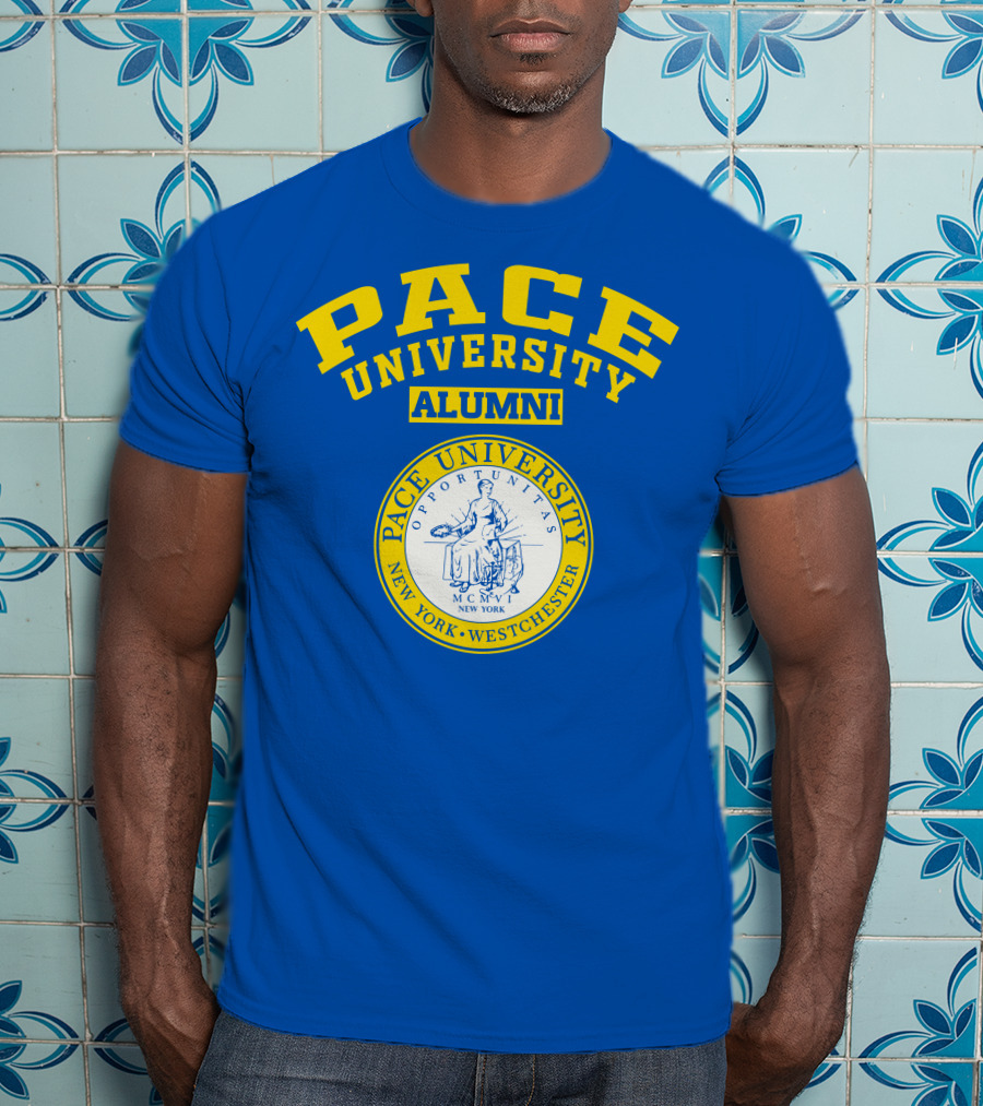 Pace University Alumni Seal New York Westchester MCMV Opportunities T-Shirt