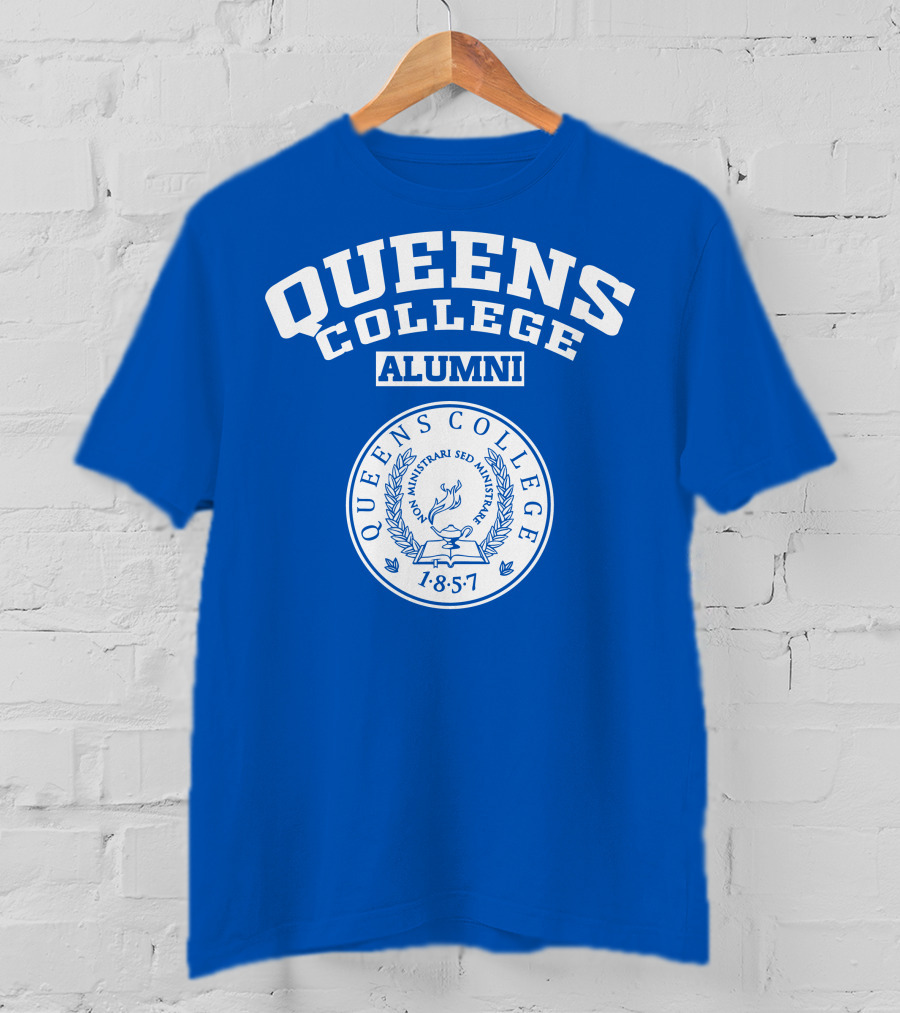 Queens College Alumni Seal 1857 T-Shirt
