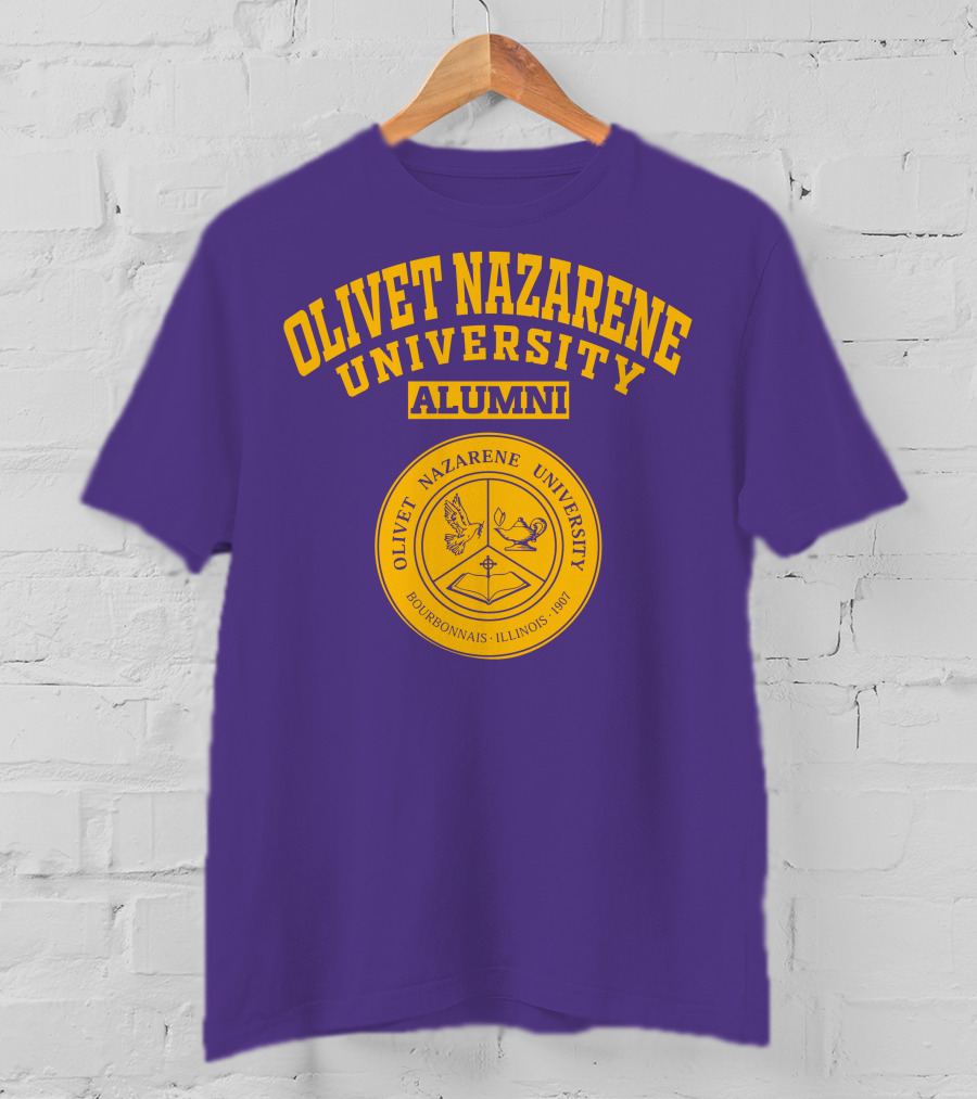 Olivet Nazarene University Alumni Seal Bourbonnais Illinois 1907 T-Shirt