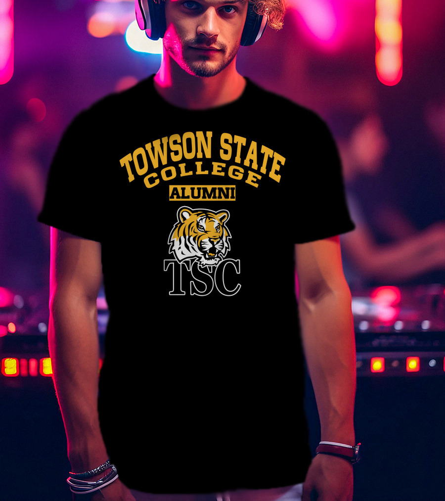 Towson State College Alumni TSC Tiger T-Shirt