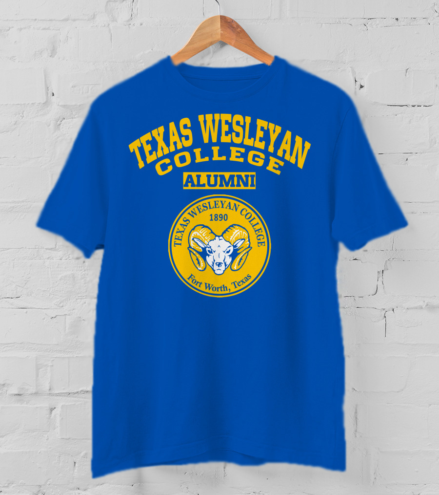 Texas Wesleyan College Alumni Fort Worth Texas 1890 T-Shirt