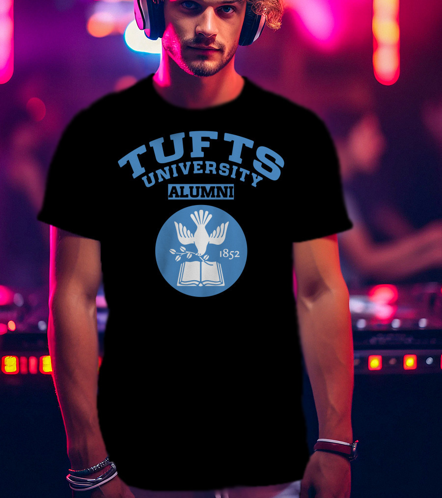 TUFTS UNIVERSITY ALUMNI 1852 Dove Seal T-Shirt