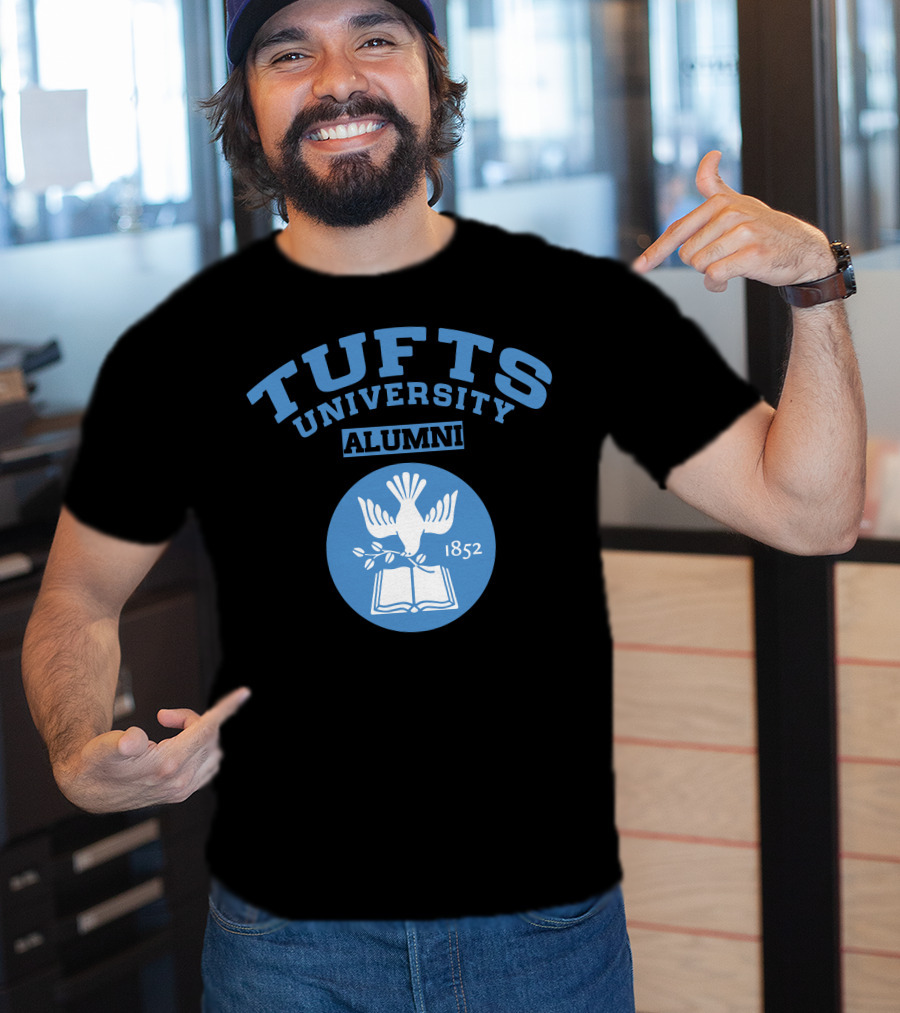 TUFTS UNIVERSITY ALUMNI 1852 Dove Seal T-Shirt