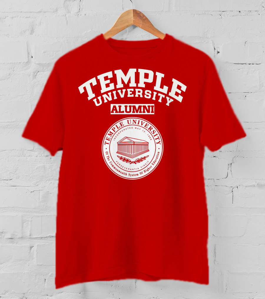 Temple University Alumni Institution Seal T-Shirt