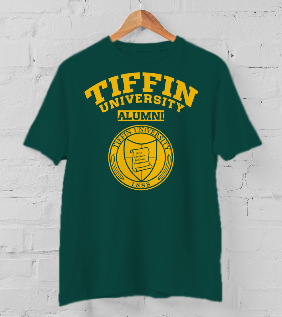 Tiffin University Alumni 1888 Sine Audacia Nullum Praemium T-Shirt