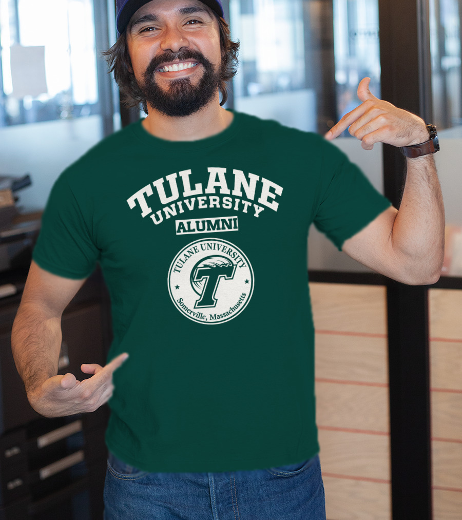 Tulane University Alumni Somerville Massachusetts T-Shirt