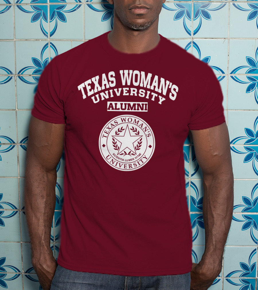 Texas Woman's University Alumni Scientia Lumen Vitae T-Shirt