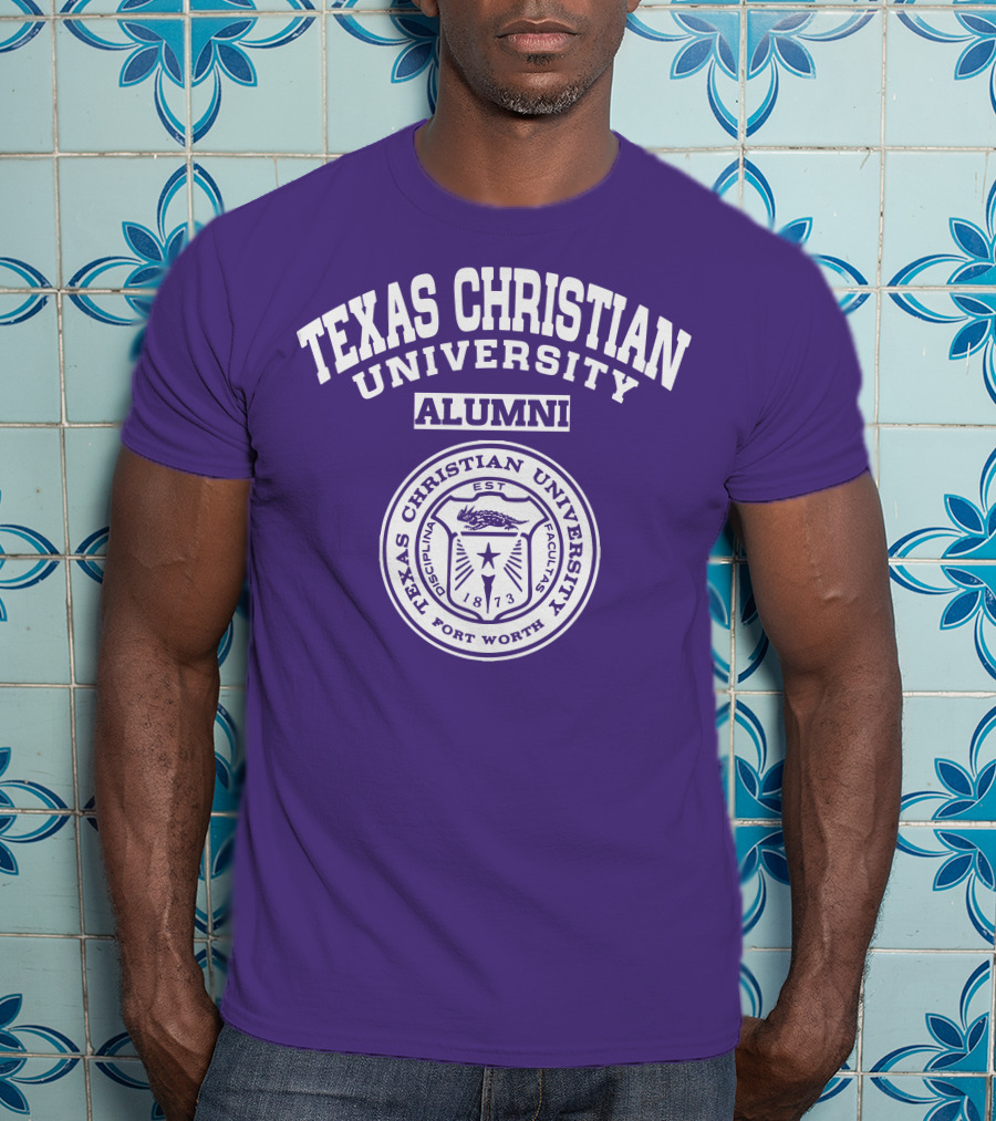 Texas Christian University Alumni Est 1873 Fort Worth Seal T-Shirt