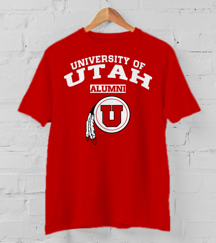 University Of Utah Alumni U Logo With Feathers T-Shirt