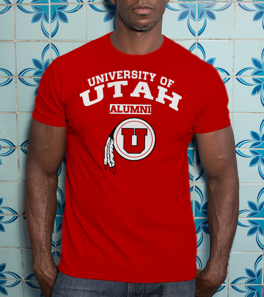 University Of Utah Alumni U Logo With Feathers T-Shirt