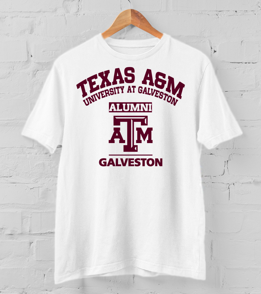 Texas A&M University At Galveston Alumni Aggies Logo Galveston T-Shirt