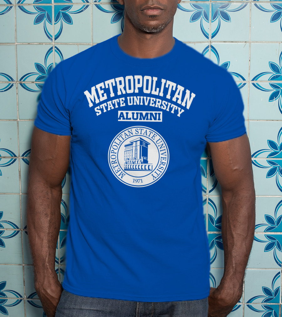 Metropolitan State University Alumni 1971 Emblem T-Shirt
