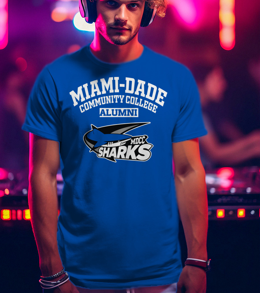 Miami-Dade Community College Alumni MDCC Sharks T-Shirt