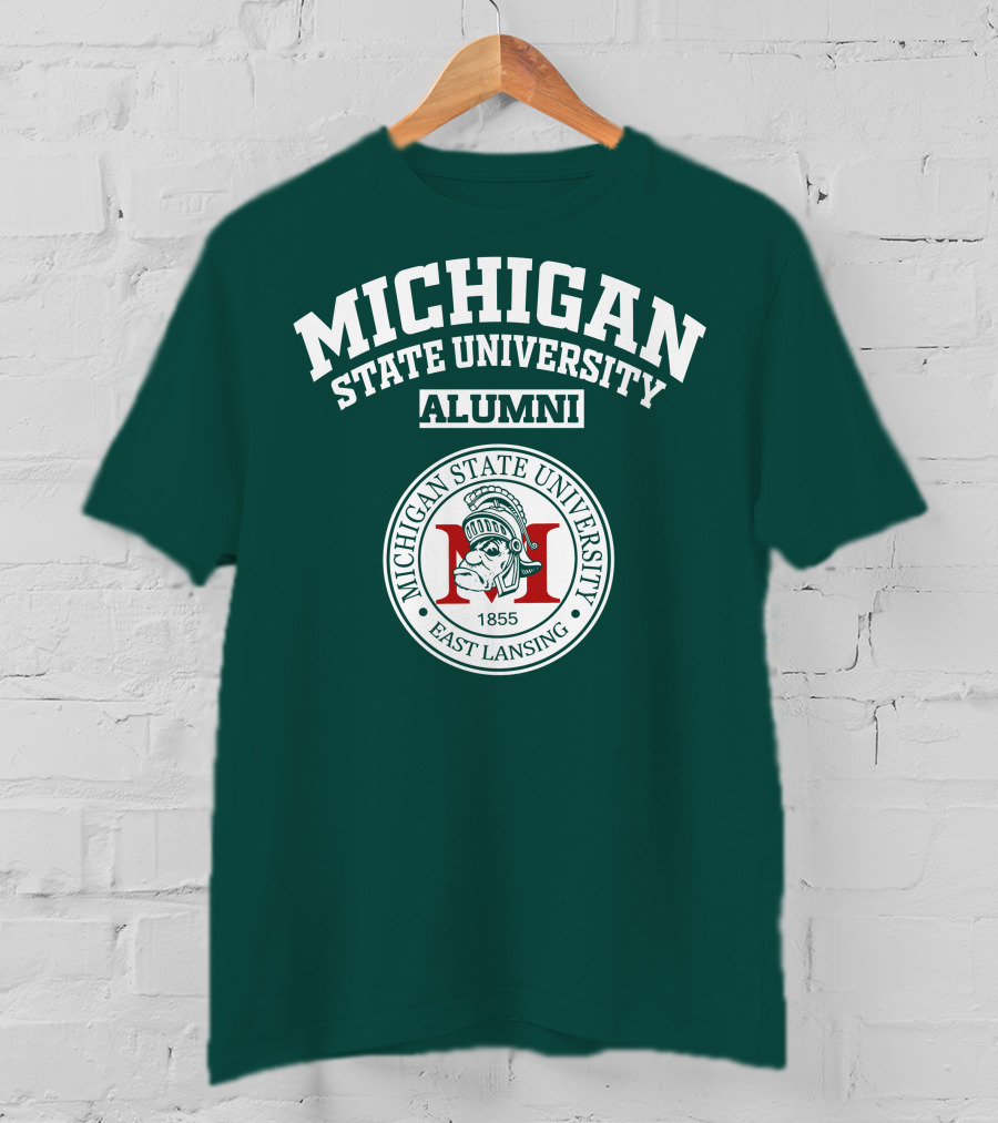 Michigan State University Alumni East Lansing 1855 T-Shirt