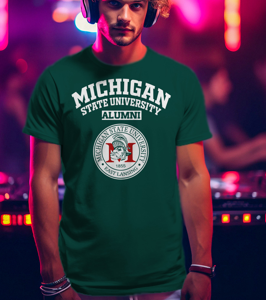 Michigan State University Alumni East Lansing 1855 T-Shirt