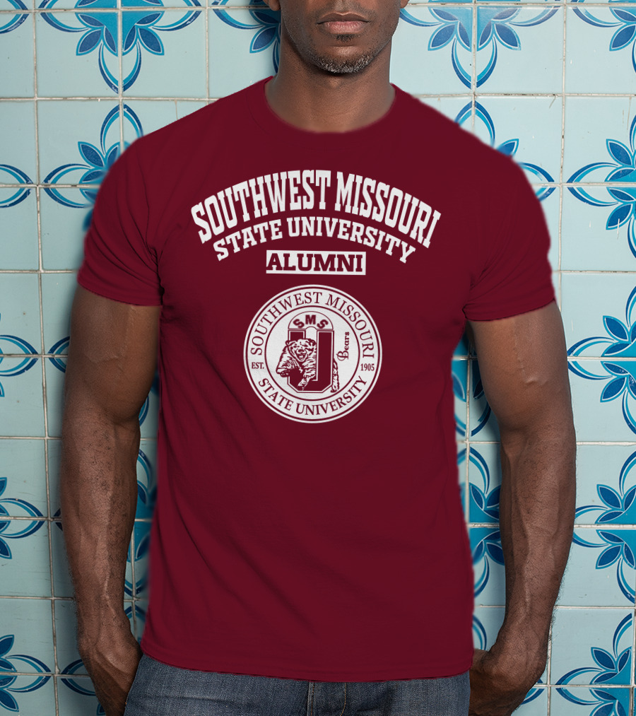 Southwest Missouri State University Alumni Smsu Bears Est 1905 T-Shirt