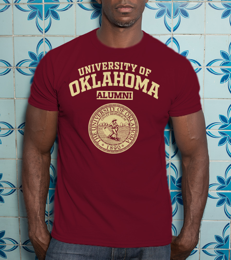 University Of Oklahoma Alumni 1890 Seal T-Shirt