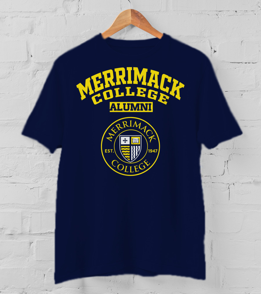 Merrimack College Alumni Est. 1947 Emblem T-Shirt