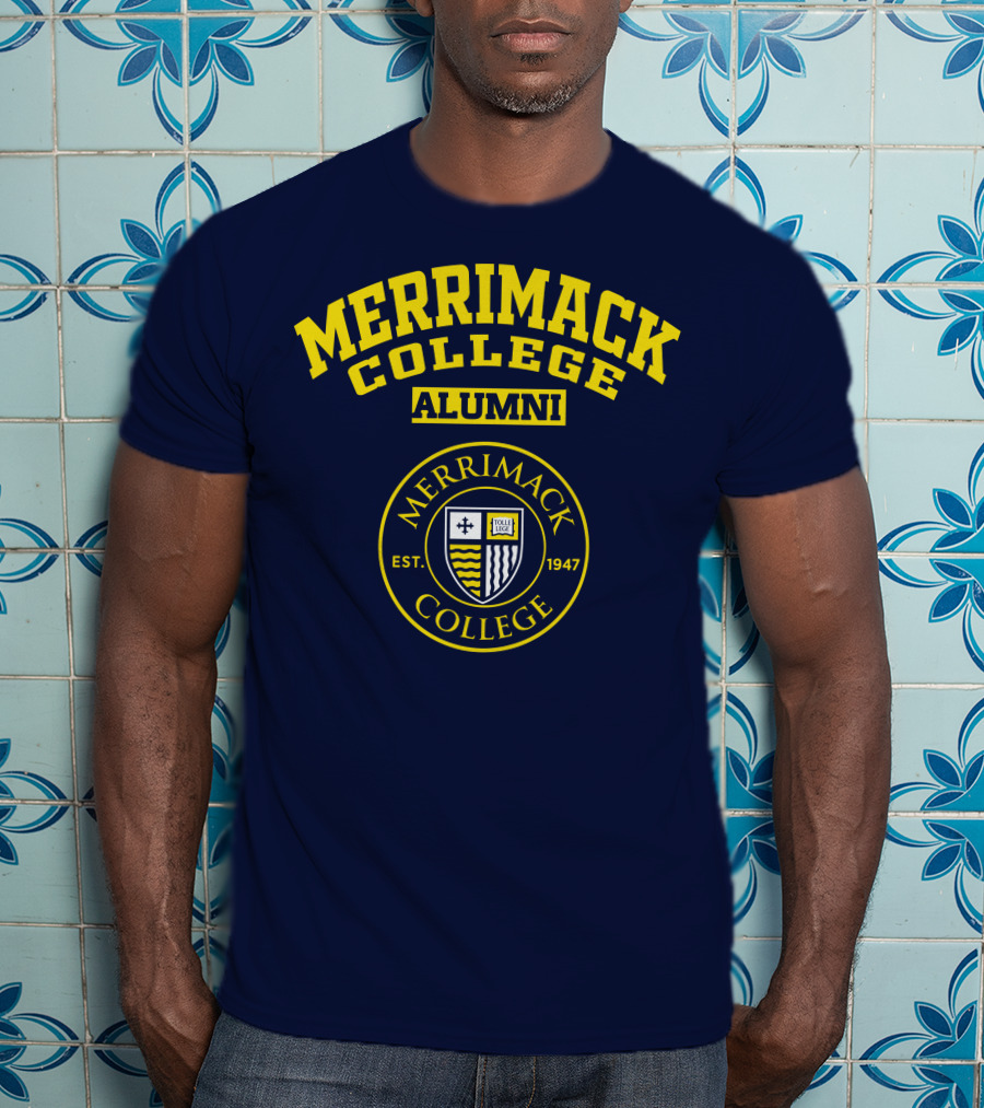 Merrimack College Alumni Est. 1947 Emblem T-Shirt