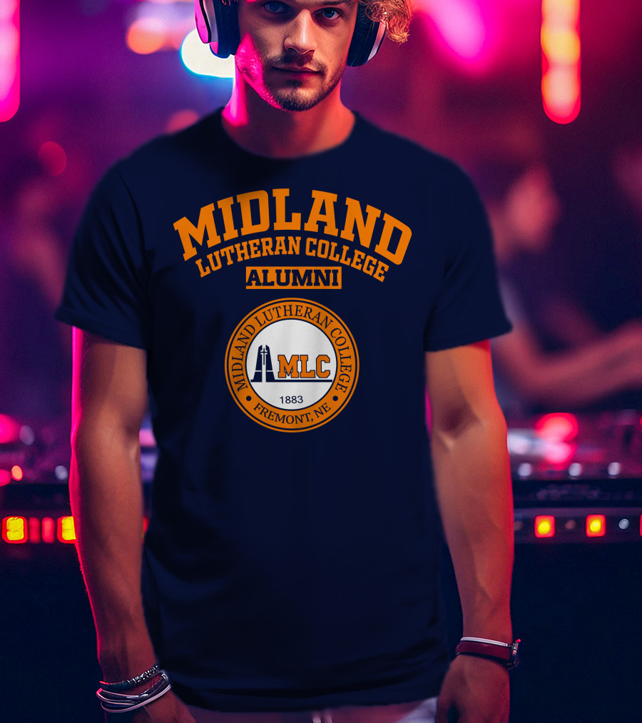 Midland Lutheran College Alumni Mlc Fremont NE 1883 T-Shirt