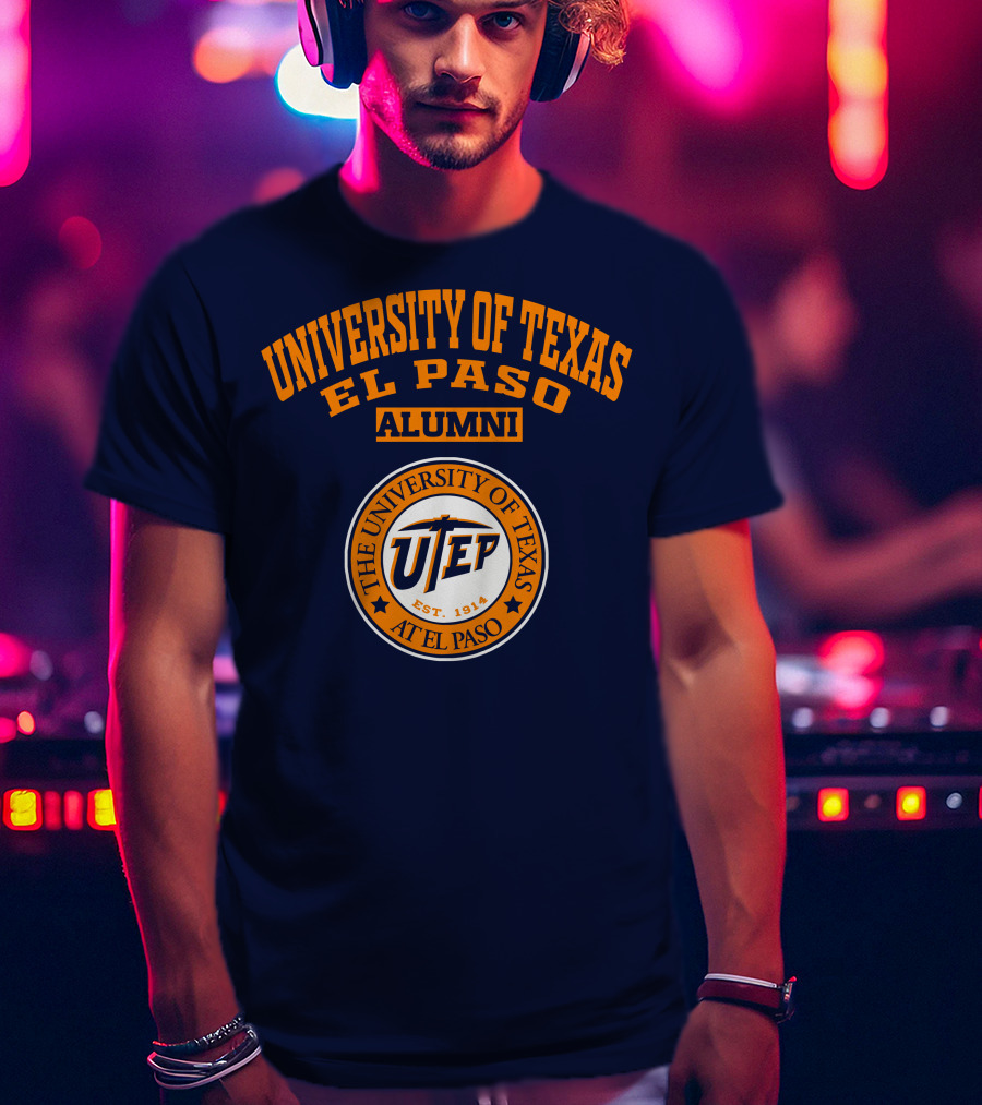 University Of Texas El Paso UTEP Alumni Est. 1914 T-Shirt