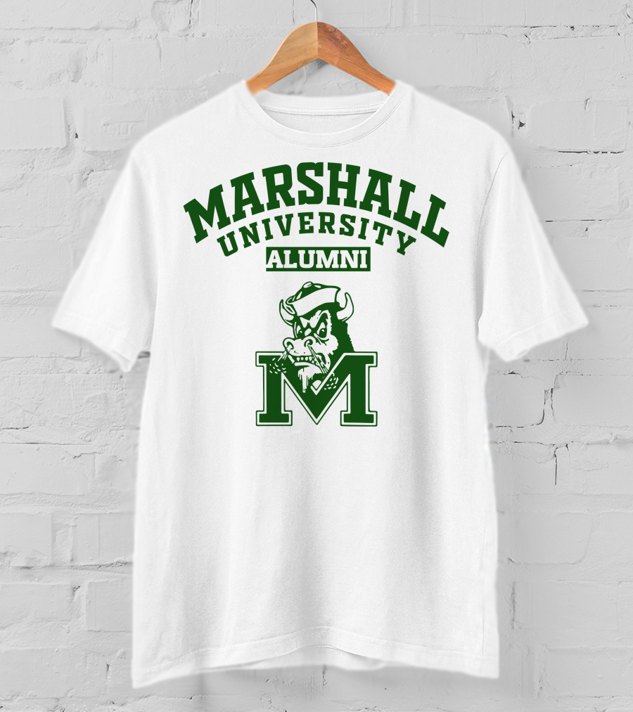 Marshall University Alumni Buffalo Logo M T-Shirt