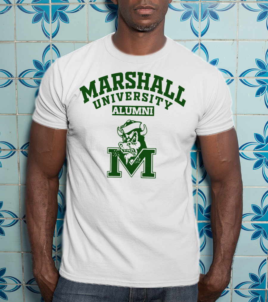 Marshall University Alumni Buffalo Logo M T-Shirt