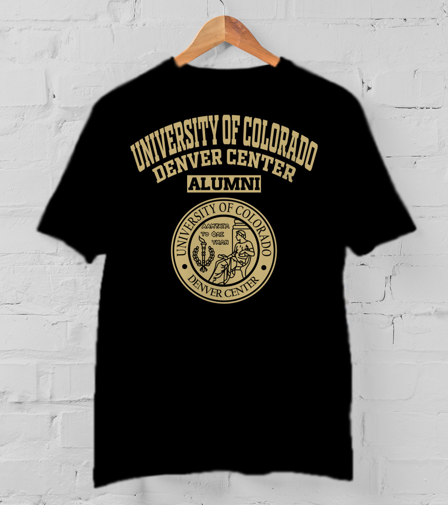 University Of Colorado Denver Center Alumni Seal T-Shirt