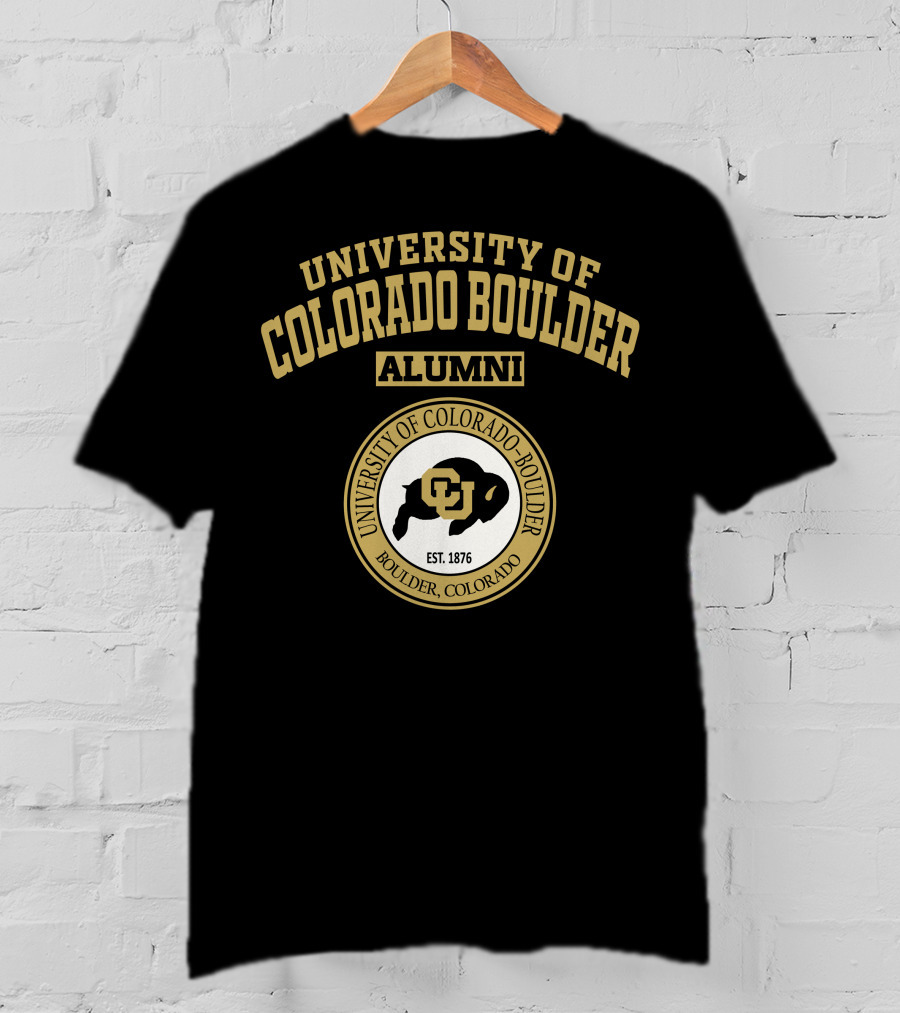 University Of Colorado Boulder Alumni University Of Colorado-Boulder Boulder, Colorado Est. 1876 T-Shirt