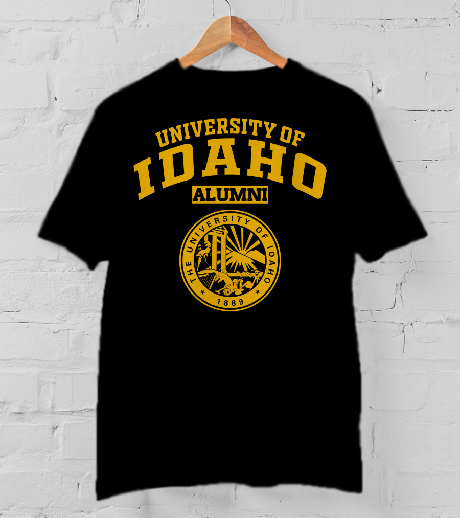 University Of Idaho Alumni 1889 Logo Seal T-Shirt