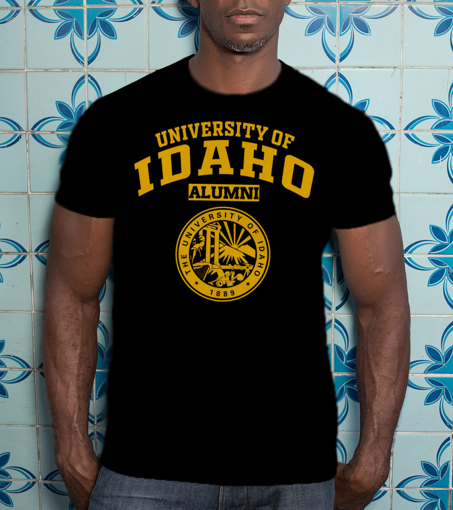 University Of Idaho Alumni 1889 Logo Seal T-Shirt
