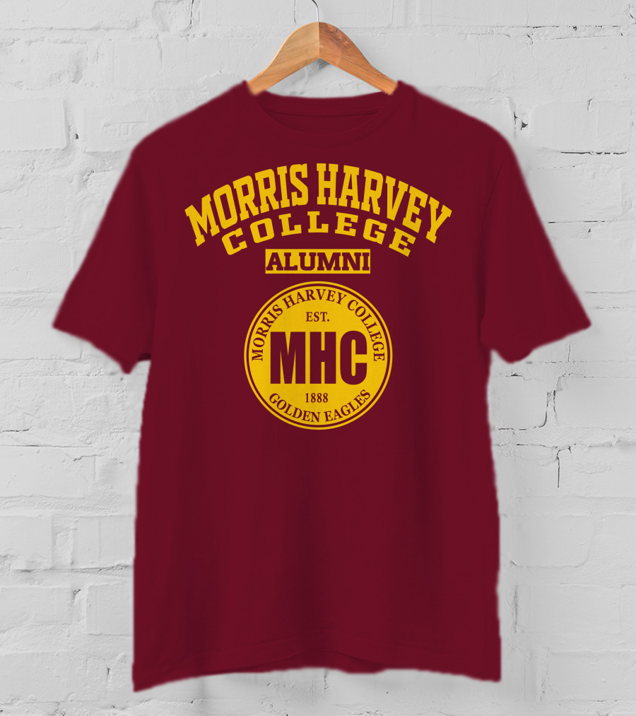 Morris Harvey College Alumni MHC Established 1888 Golden Eagles T-Shirt