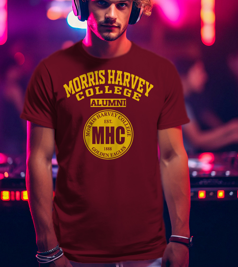 Morris Harvey College Alumni MHC Established 1888 Golden Eagles T-Shirt