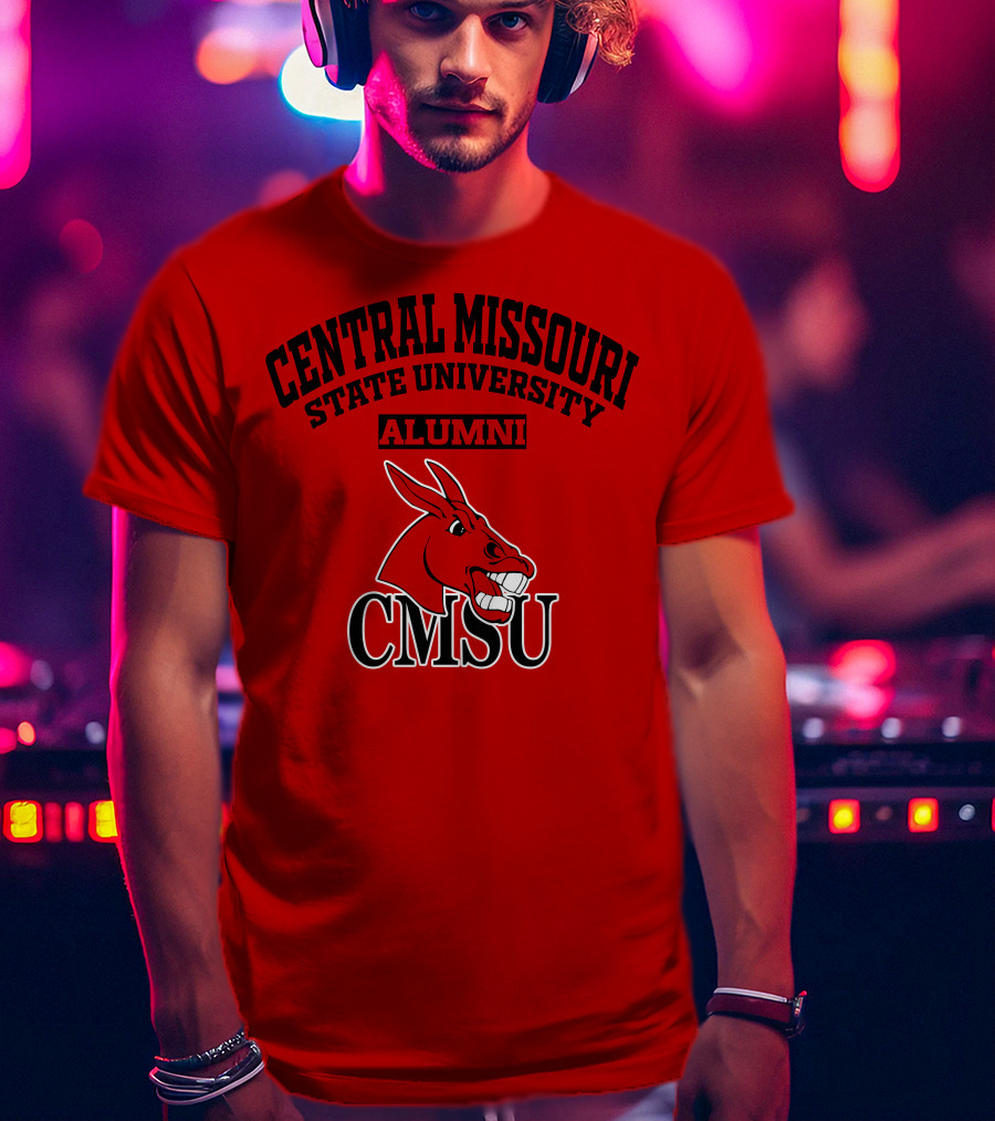 Central Missouri State University Alumni CMSU Mule T-Shirt