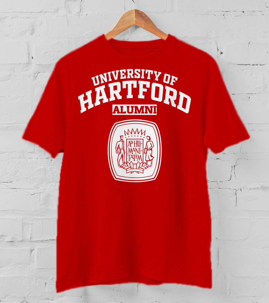 University Of Hartford Alumni AP Humanitatem Crest T-Shirt