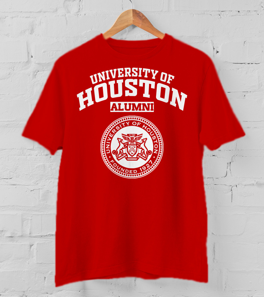 University Of Houston Alumni Founded 1927 Seal T-Shirt