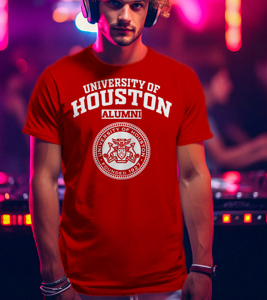 University Of Houston Alumni Founded 1927 Seal T-Shirt